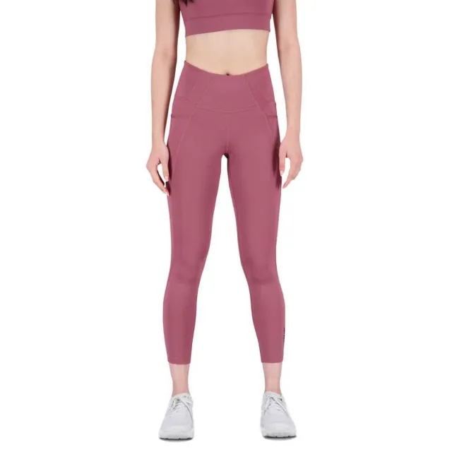 New Balance Shape Shield 7/8 High Rise Pocket Pants  - Pink