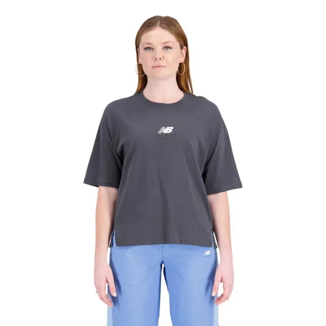 New Balance  Athletics 1/4 Zip  women's T shirt in Black