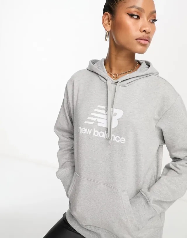 New Balance Essentials Stacked Logo Hoodie