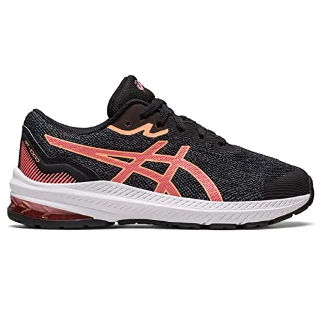 Asics Gt-1000 Girls' Runnins Shoes - Black/Coral 23