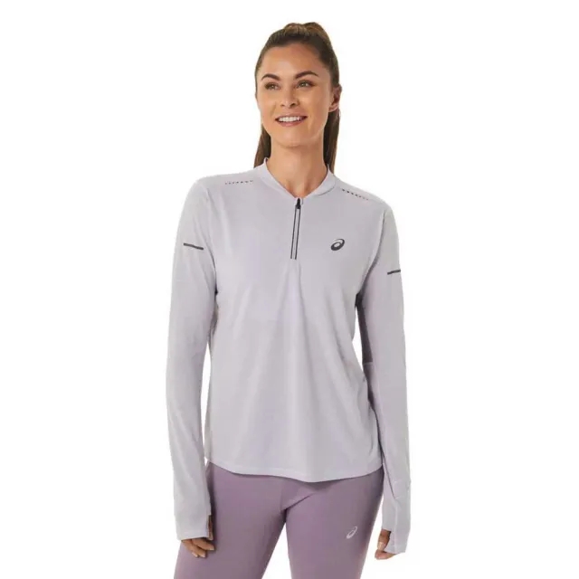 ASICS Womens Metarun 1 2 Zip LS Top