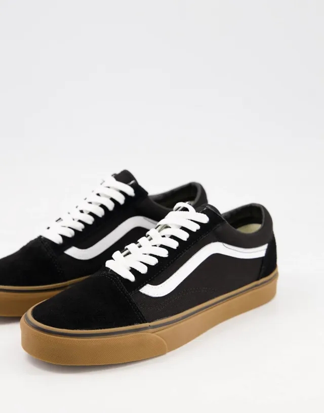 Vans old skool trainers in black & brown