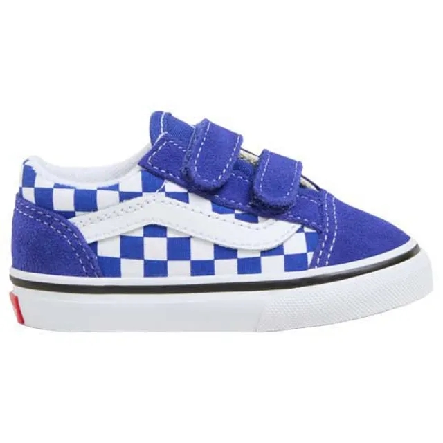 Vans  Old Skool V  girls's Children's Shoes (Trainers) in Blue
