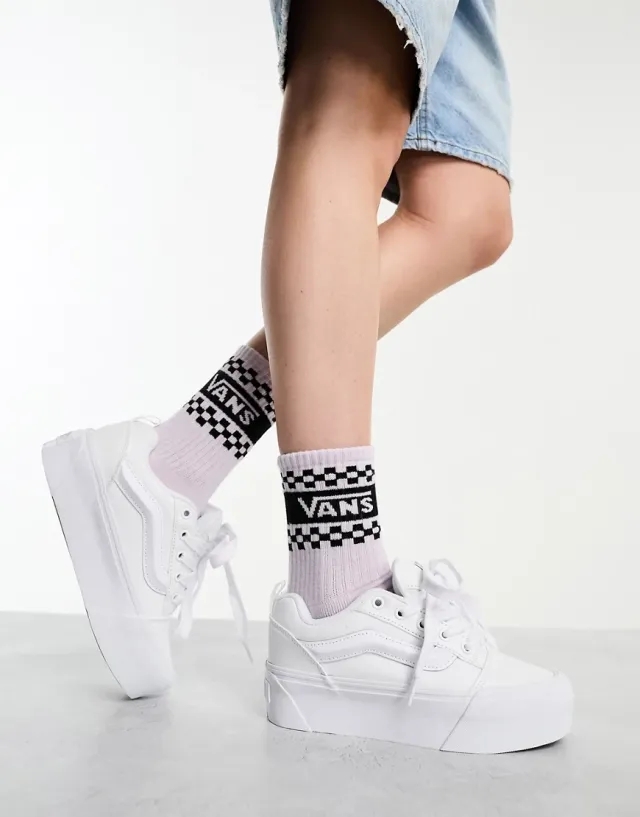 Vans - Knu Stack Shoes, Man, White