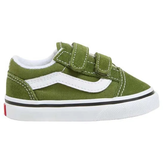 Vans  Old Skool V  girls's Children's Shoes (Trainers) in Green