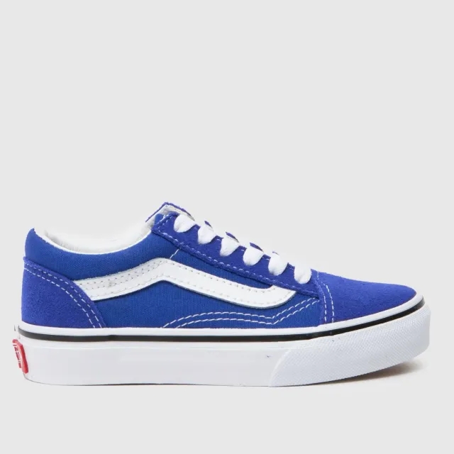 Vans blue old skool Boys Junior trainers