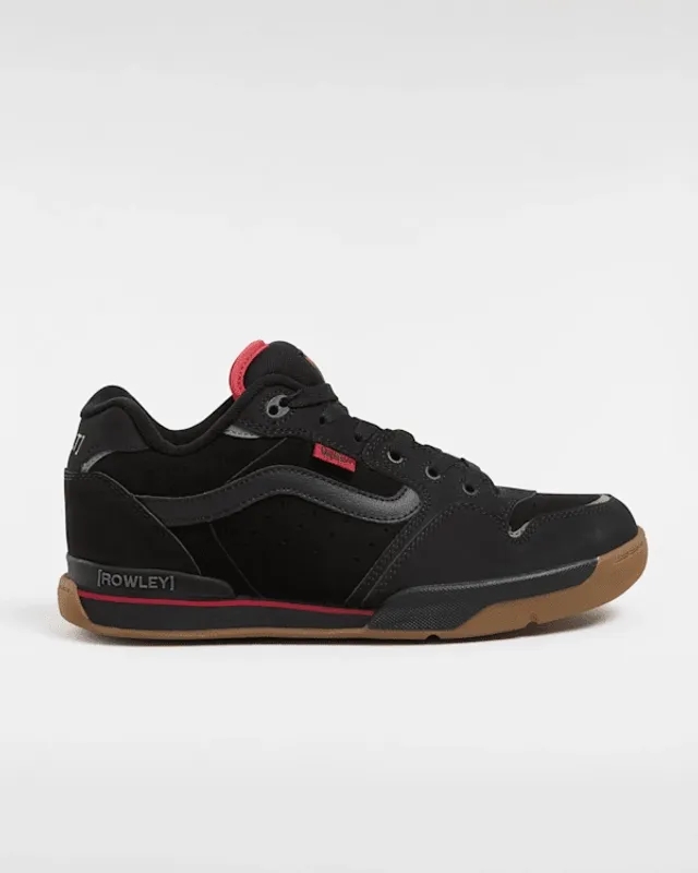 Vans Rowley Xlt Lx Shoes (Black/Chili Pepper) Unisex Black