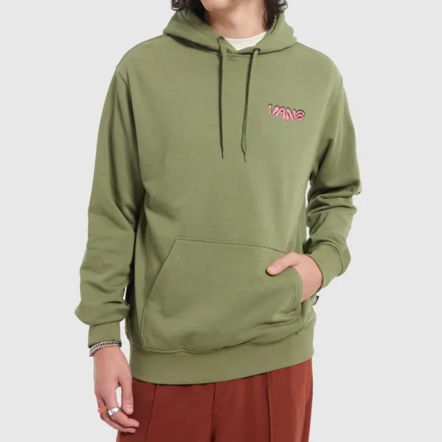 Vans fiery friend hoodie in khaki