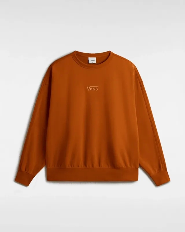 Vans - Premium Logo Crew Sweatshirt, Man, Orange