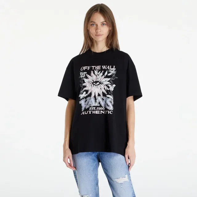 Vans Eyeball Authentic T-Shirt - Black - Womens