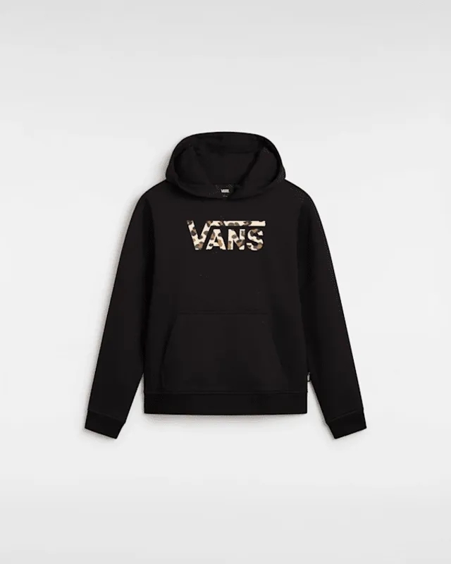 Vans - Girls Felidae Drop V Pullover Hoodie (8-14 Years), Black