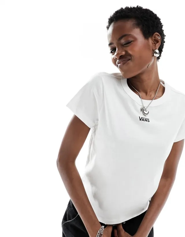 Vans - Basic Mini T-Shirt, Woman, White