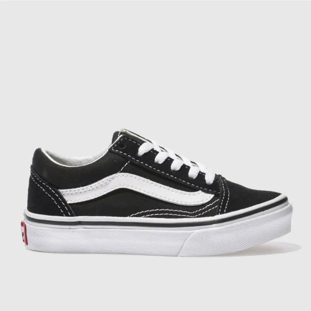 Vans - Kids Old Skool Shoes (4-8 Years), Black