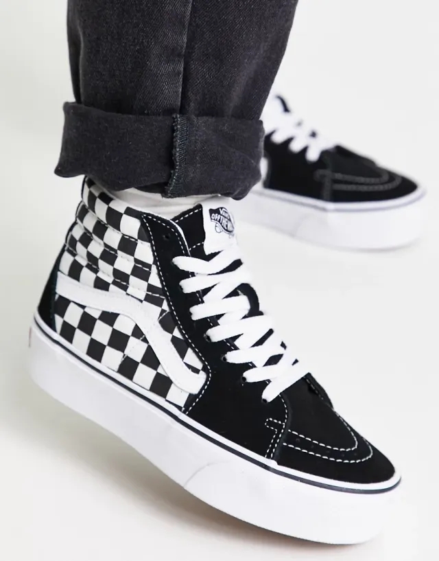 Vans - Sk8-Hi Platform 2.0 Shoes, Woman, Black