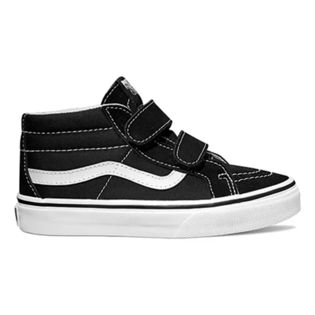 Vans - Youth Sk8-Mid Shoes (8-14 Years), Black