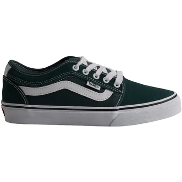 Vans Chukka Low Sidestripe Shoes (Green Gables/True White) Unisex Green