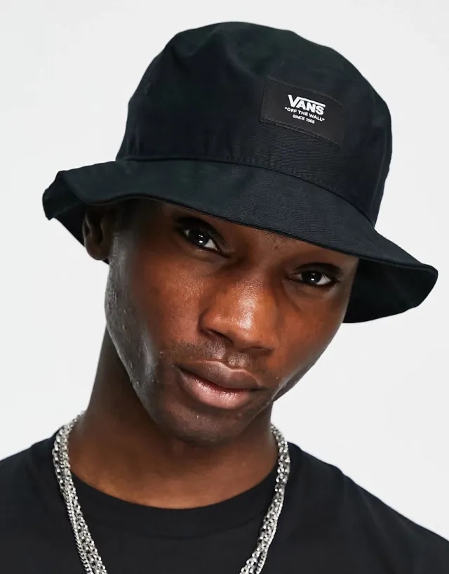 Vans - Vans Patch Bucket Hat, Man, Black