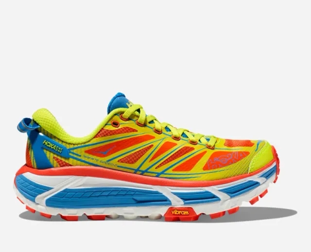 Hoka One One HOKA Mafate Speed 2 Lifestyle Shoes in Flame/Evening Primrose