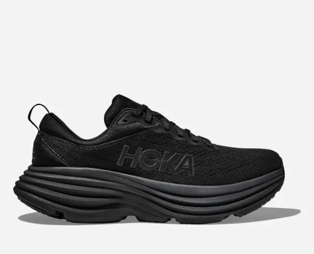 Hoka One One HOKA Women's Bondi 8 Road Running Shoes in Black