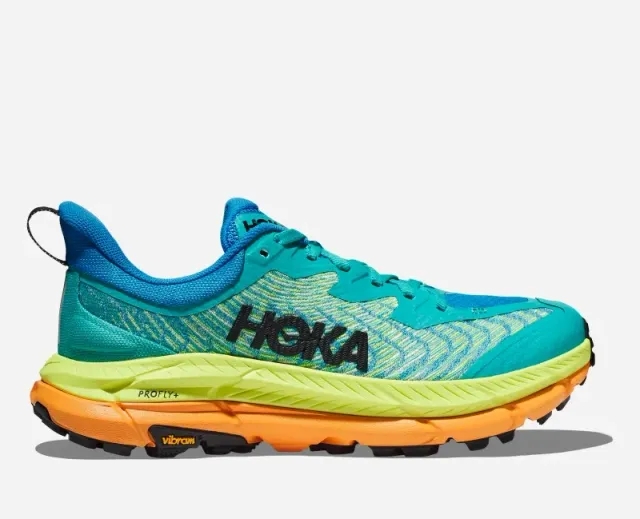 Hoka One One HOKA Men's Mafate Speed 4 Trail Shoes in Ceramic/Diva Blue