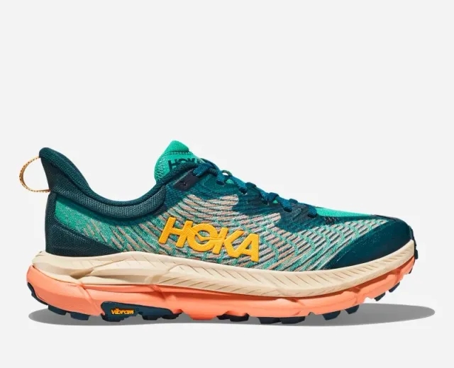 Hoka One One HOKA Women's Mafate Speed 4 Trail Shoes in Deep Teal/Water Garden