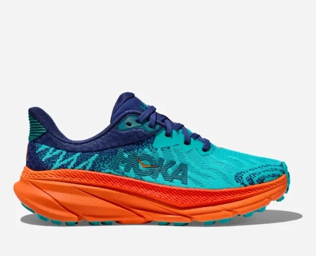 Hoka One One HOKA Women's Challenger 7 Road Running Shoes in Ceramic/Vibrant Orange