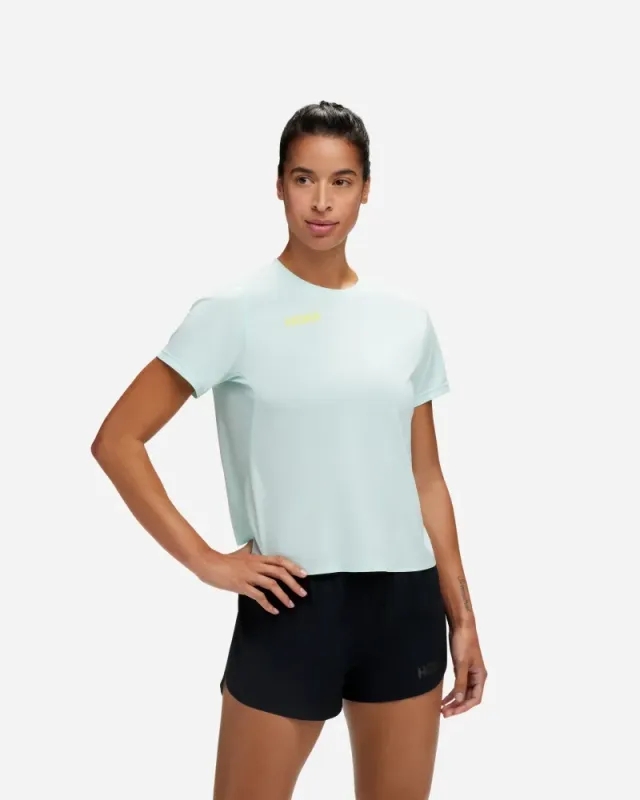 Hoka One One HOKA Women's Short Sleeve in Sunlit Ocean