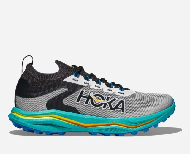 Hoka One One HOKA Men's Zinal 2 Trail Shoes in Black/Ceramic