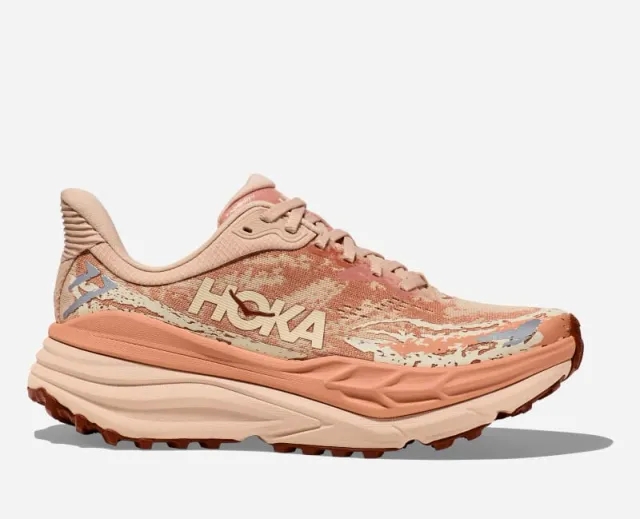 Hoka One One HOKA Women's Stinson 7 Trail Shoes in Cream/Sandstone