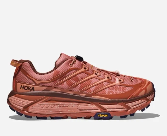 Hoka One One HOKA Mafate Three2 Lifestyle Shoes in Hot Sauce/Earthenware