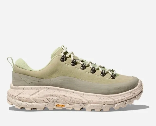 Hoka One One HOKA Tor Summit Lifestyle Shoes in Seed Green/Eggnog
