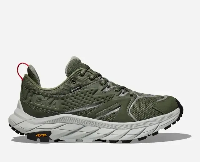 Hoka One One HOKA Anacapa Low GORE-TEX WTAPS Lifestyle Shoes in Four Leaf Clover/Glacier Grey