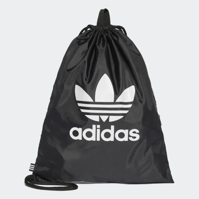 adidas black & white originals trefoil gym bag