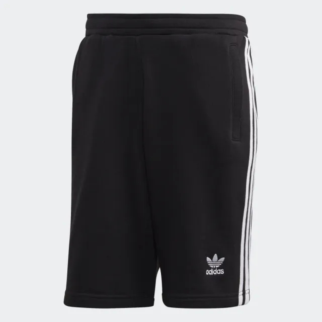 Adidas Originals Adicolor Three Stripe Short In Black