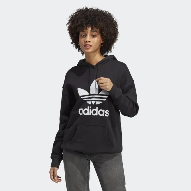 adidas Originals Sweatshirt Adidas Trefoil Hoodie Black/ White Xl/48