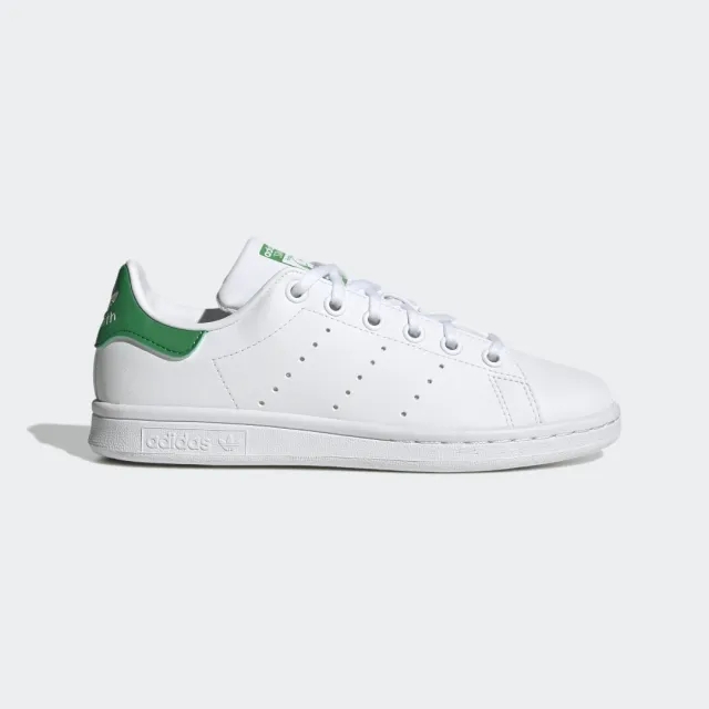 adidas Originals adidas white & green stan smith Youth trainers