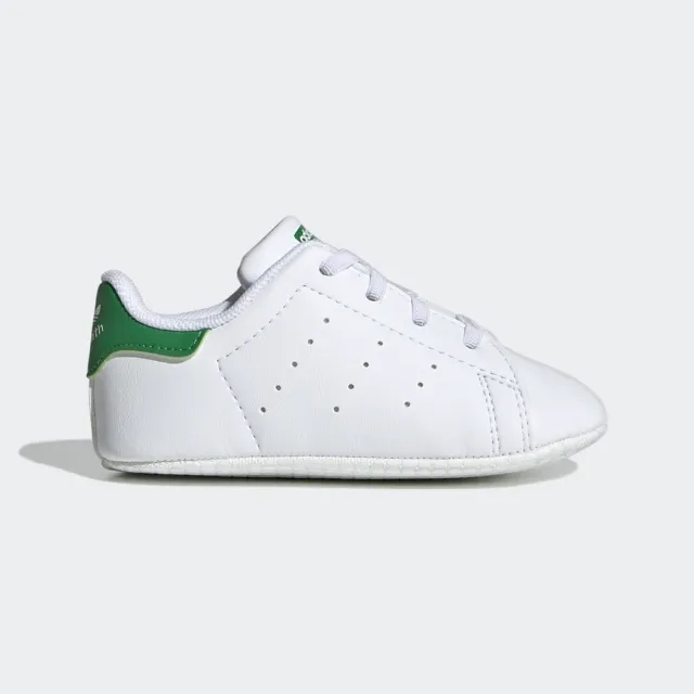adidas white & green stan smith crib Baby trainers