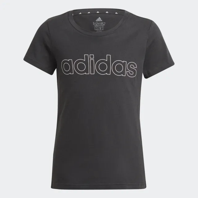adidas  PLAKAT  girls's Children's T shirt in Black