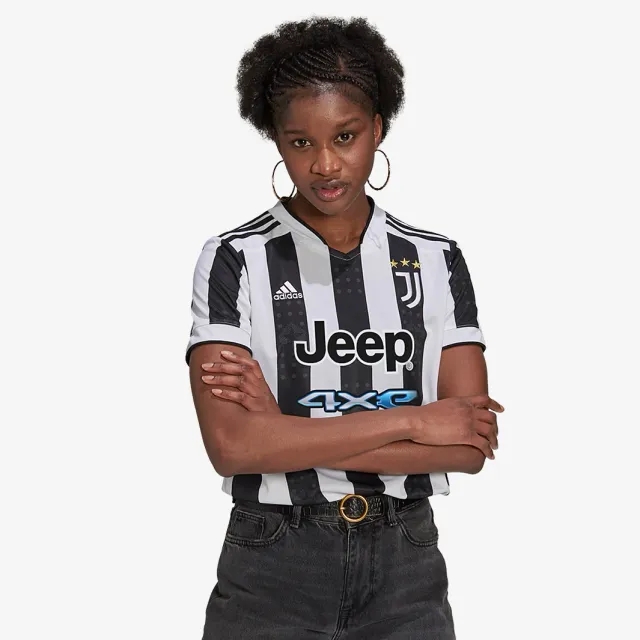 adidas Juventus Womens SS Home Shirt 2021/22