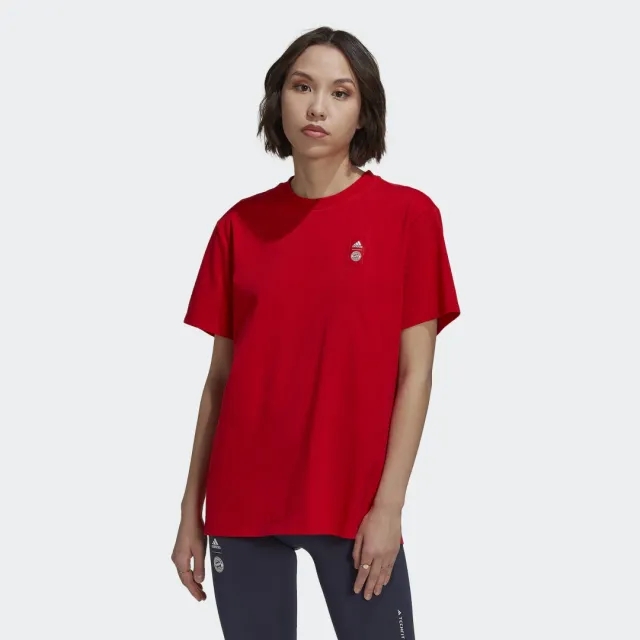 adidas FC Bayern DNA T-Shirt - Red - Womens
