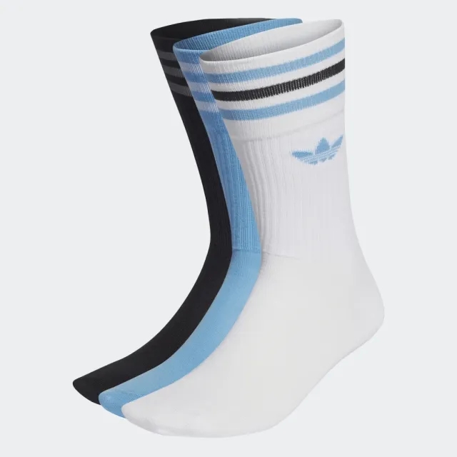 adidas 3-Pack Solid Crew Socks