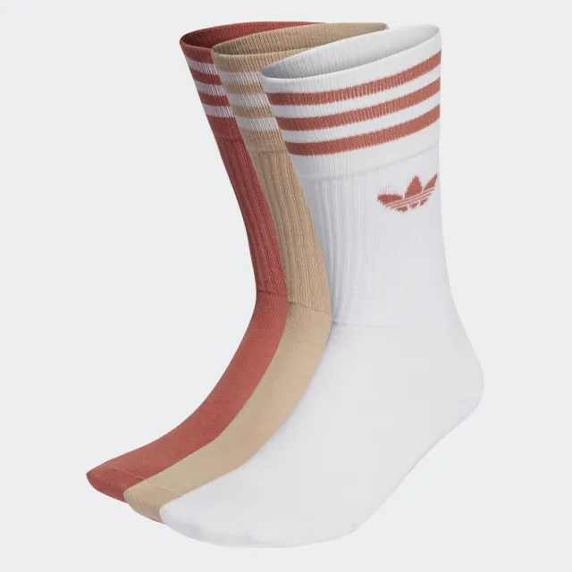 adidas 3 Pack of Solid Crew Socks