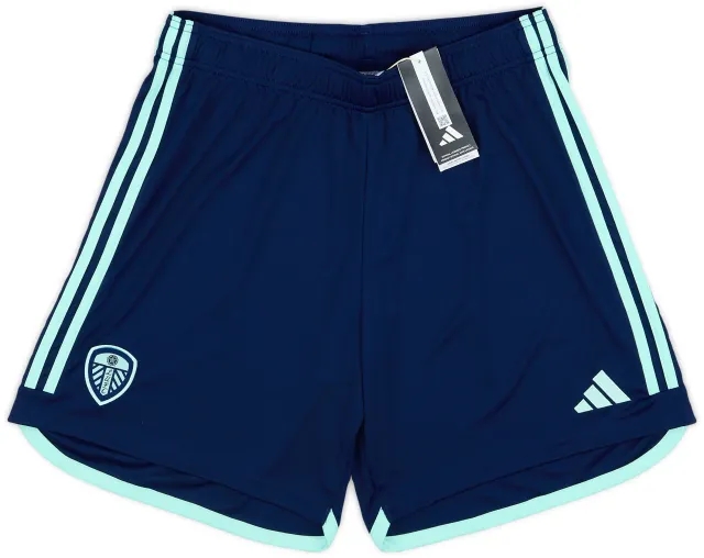 adidas 2023-24 Leeds United Away Shorts (XS)