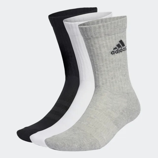 adidas 3-Pack Cushioned Crew Socks