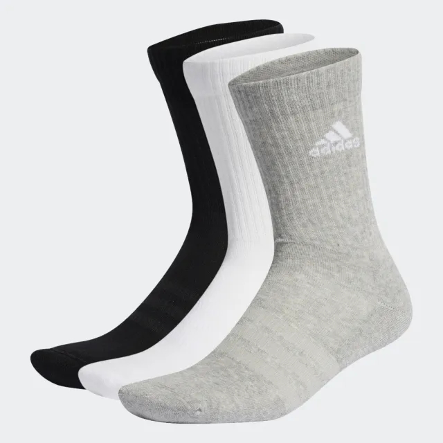 Adidas Training 3 Pack Crew Socks In Multi