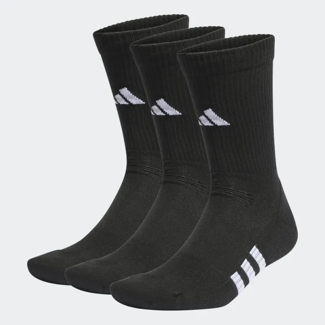 adidas  PRF CUSH CREW3P  men's Sports socks in Black