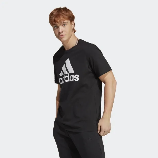 adidas  M BL SJ T  men's T shirt in Black
