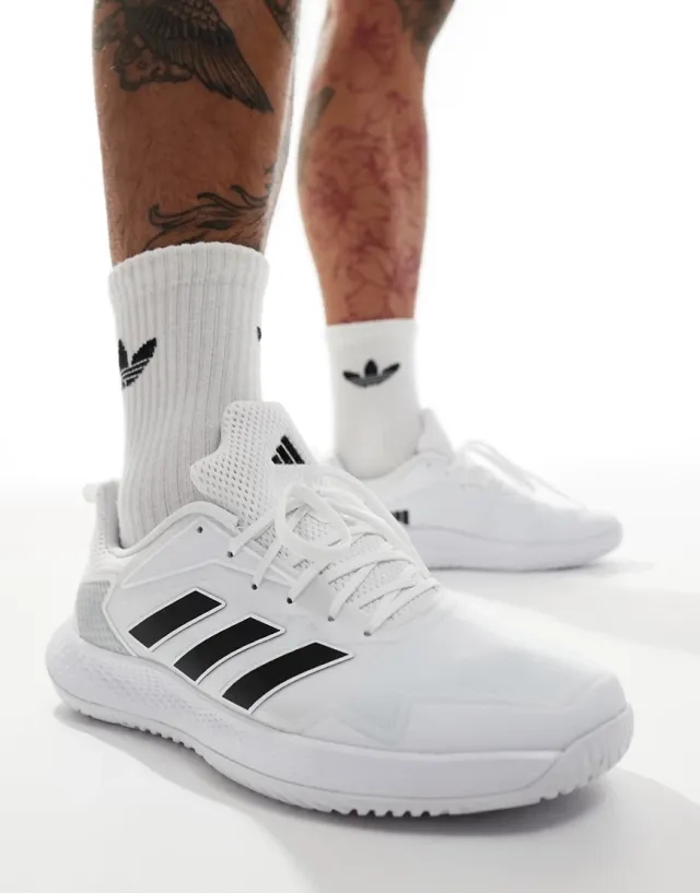 Adidas Tennis Defiant Speed Trainers In White
