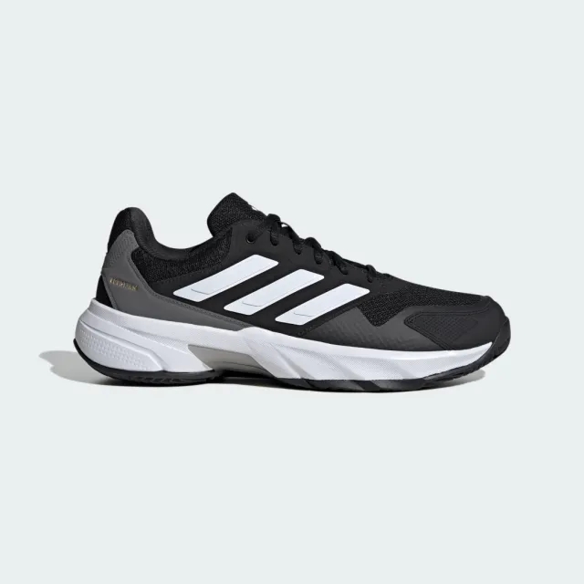 adidas Men's Clay Court Tennis Shoes Courtjam Control 3 - Black/White
