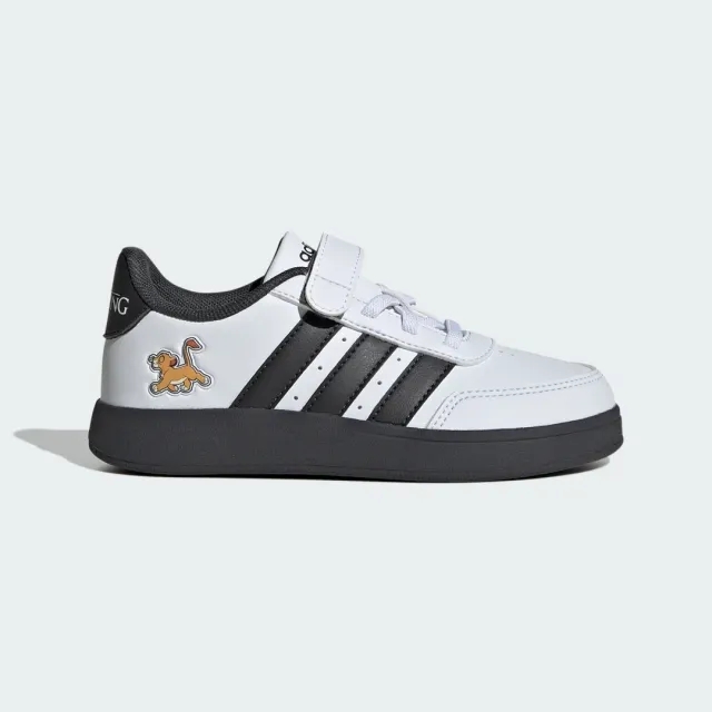 adidas  BREAKNET LionKing EL C  boys's Children's Shoes (Trainers) in White